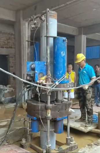 焦作中站区静压桩加固