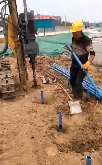 焦作中站区袖阀管注浆
