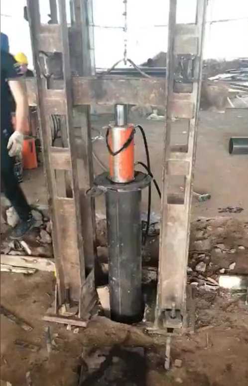 焦作中站区钢管桩加固