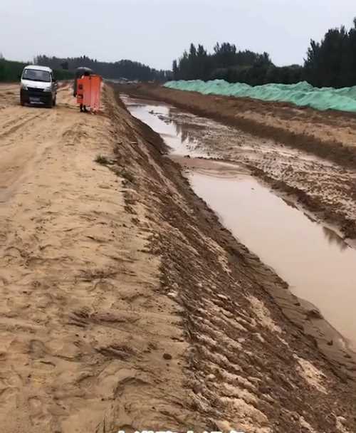 焦作中站区河道降水